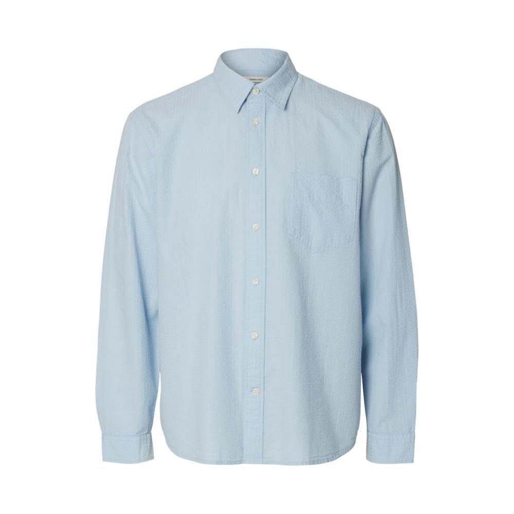 Selected Freddie Solid Seersucker Shirt